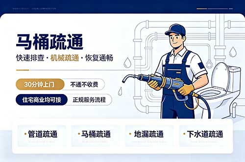 胶州马桶疏通