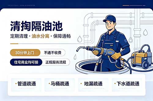 胶州清掏隔油池